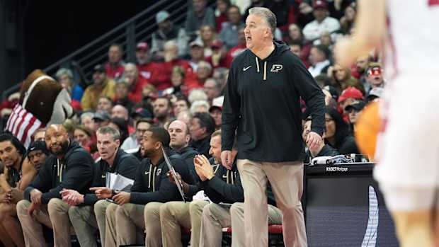 matt painter at wisconsin sideline